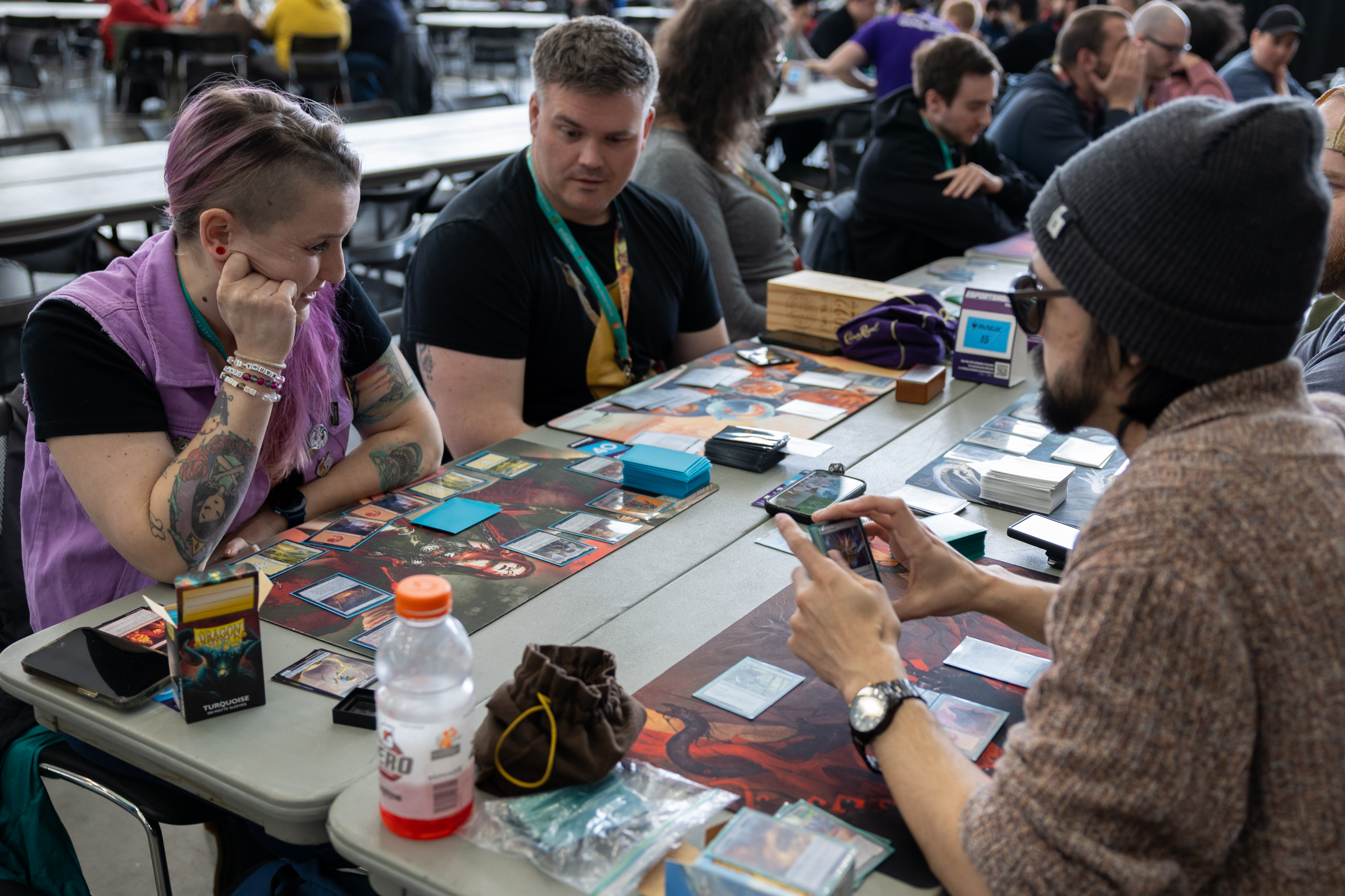 Players enjoying Commander