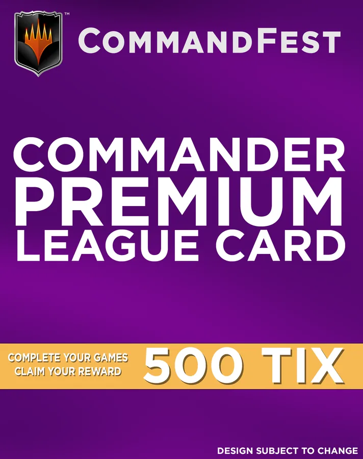 Premium Commander League Card